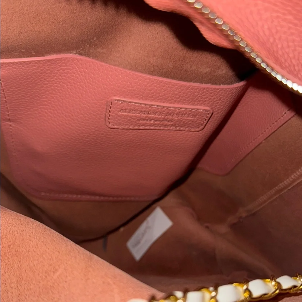 Authentic Alexander McQueen Pink Leather Backpack